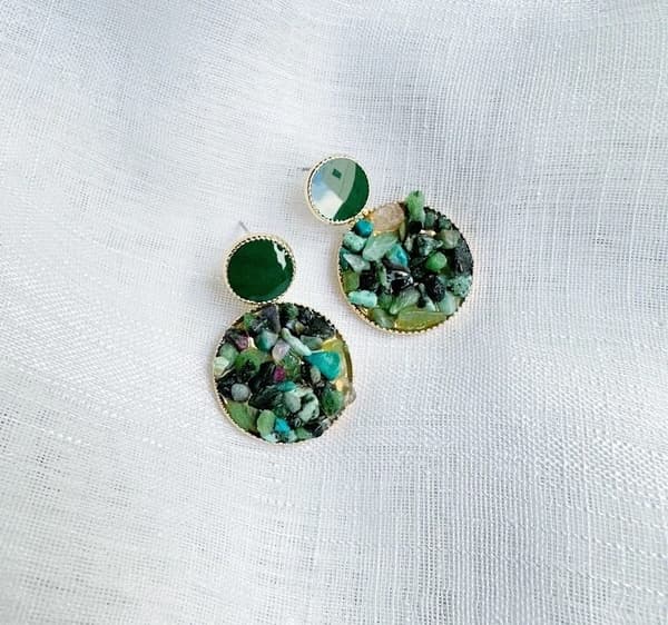 Agélii Fashion - Earrings with stones - several colors