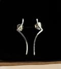 Pikkukuva 4 / 6: Agélii Fashion - Silver earrings "Vinge" - Michael Medoc Collection