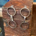 Miniatyrbilde 2 av 3: Agélii Fashion - Silver earrings "Cirkel" - Michael Medoc Collection