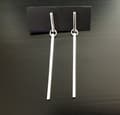 Miniatyrbilde 2 av 4: Agélii Fashion - Silver earrings "Linje" - Michael Medoc Collection