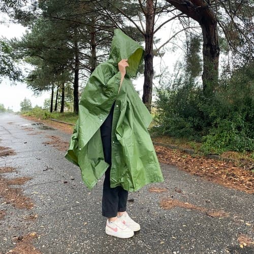 Regnponcho / Regnkappa - Regnrock