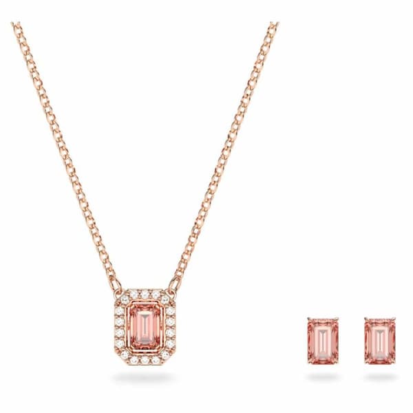 Sæt med halskæde og øreringe Swarovski 5620548
