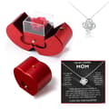 Miniatyrbild 2 av 2: Valentinsdagspresent, Bevarad Ros, Elegant Halsband,E-a