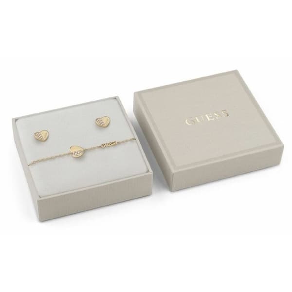 Armbånd og øredobbersett Guess JUBS03187JWYGS