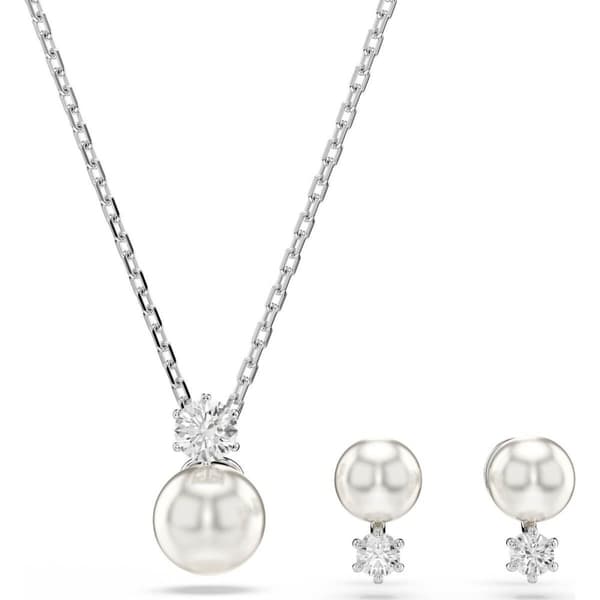 Dam: Halsband och matchande örhängesset Swarovski 5689624