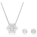 Miniatyrbillede 1 af 2: Sæt med halskæde og øreringe til kvinder Swarovski 5691486