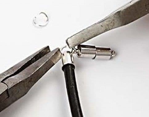 Magnetlås - dia. 5 mm - L: 17 mm - Försilvrad - 10 st