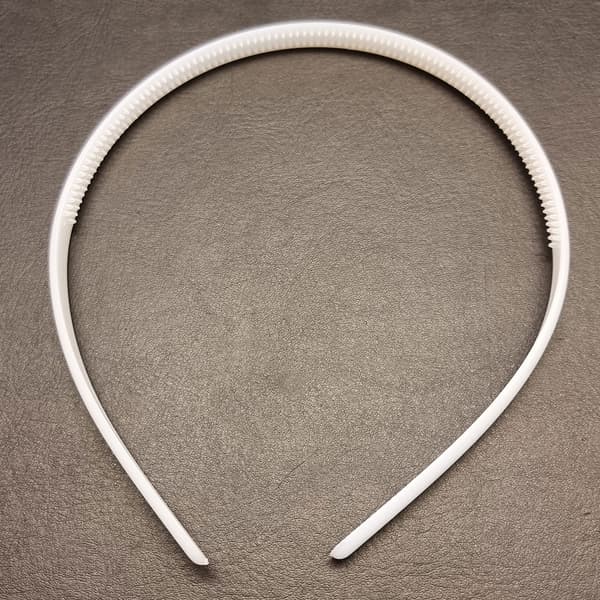 Diadem - B: 7 mm - Vit - 20 st