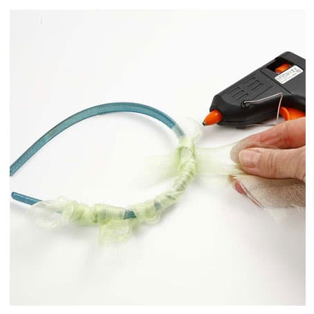 Diadem - B: 7 mm - Vit - 20 st