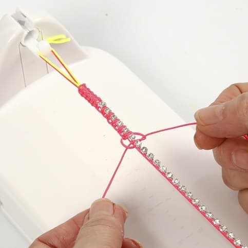 Knytsnöre 2 mm - Vit - 50 meter