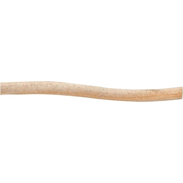 Lädersnöre - Tjocklek 4 mm - Natur - 5 m