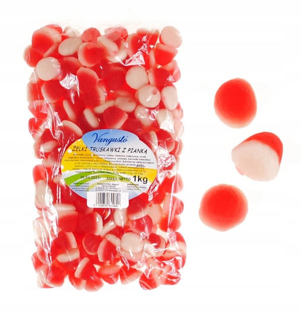 Vangusto JEWS 1000g Jordgubbar med skum