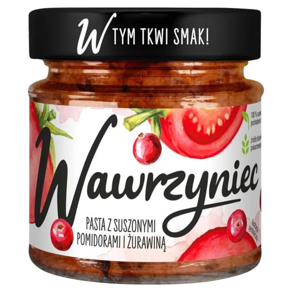 Pastaa kuivatuilla tomaateilla ja karpaloilla 180g