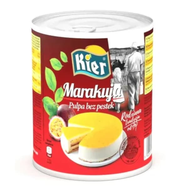 Passionsfrugtpulp uden kerner 825 g
