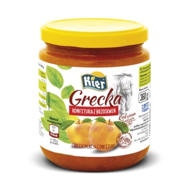 Græsk ferskenmarmelade 360 g