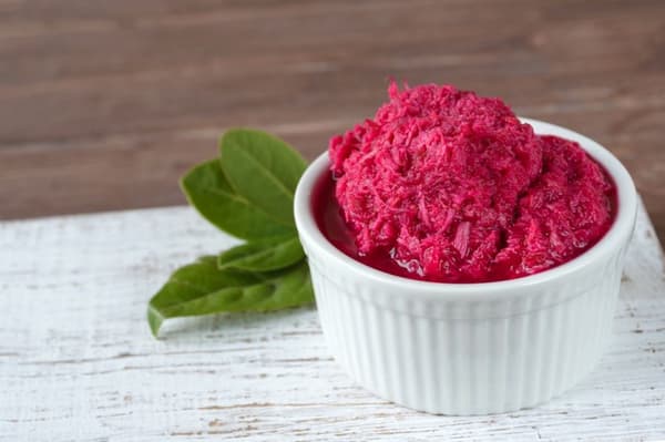 Rödbeta med pepparrot 240g (fat) / Naturo