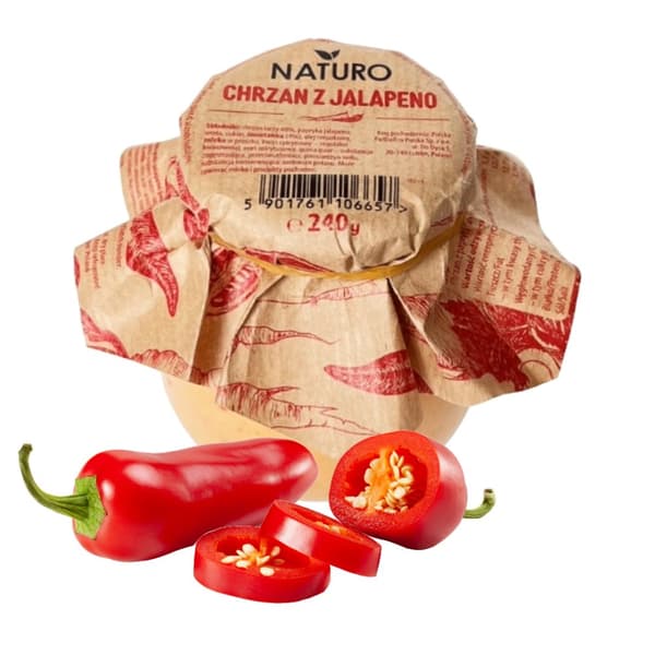 Pepparrot med jalapeño 240g NATURO
