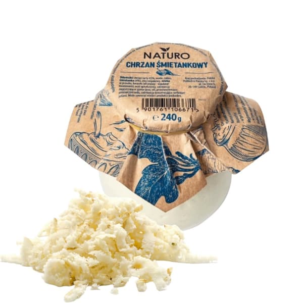 Kermainen piparjuuri Naturo 240g