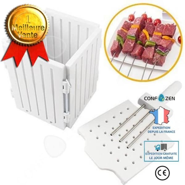 CONFO® Köttspettmaskin Fåmspett 36 hål Köttspett Fårspett Artefakt Köttspett