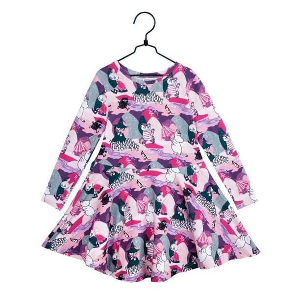 Moomin Brook Kjole, Pink Lyserød 116