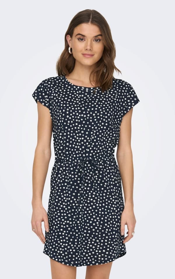 ONLNOVA Robe Longue | Bleu Foncé