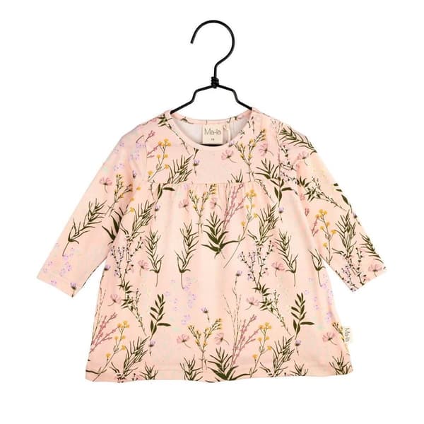 MA-IA FAMILY Timjami-klänning baby rosa Ljusrosa 80