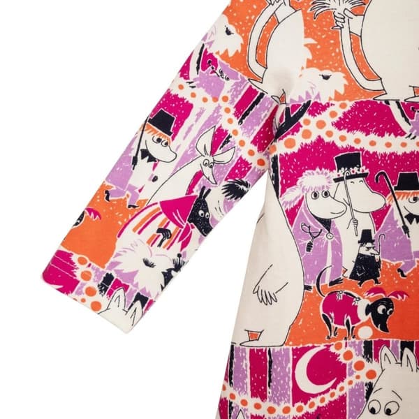 Moomin Serpentine mekko vauvan luonnonvalkoinen