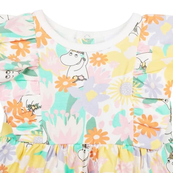 Moomin Somrigt kjole baby hvid