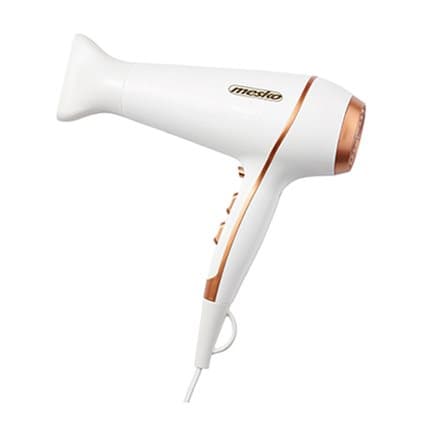 Mesko | Hair Dryer | MS 2250 | 2100 W | Number of temperature settings 3 | White brons, Vit
