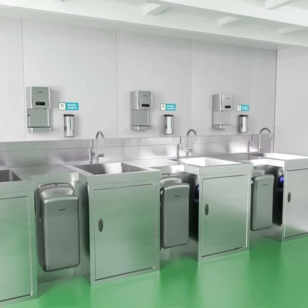 Sèche-mains électrique Commercial anydry 2005H med HEPA-filter