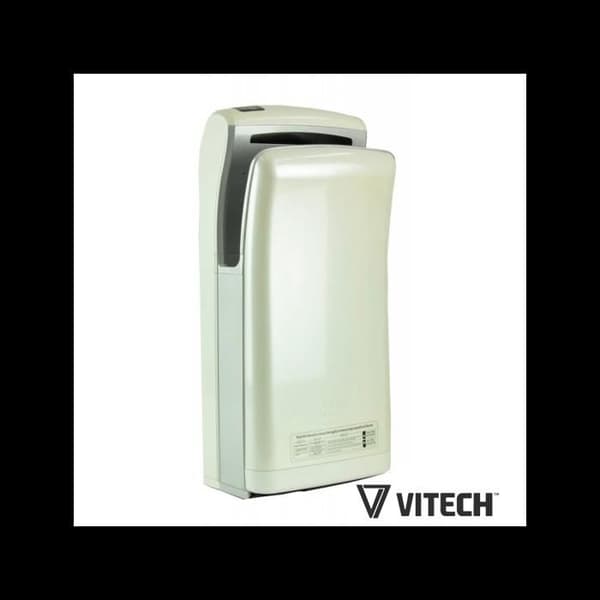 Vitech automatiskt handtork med dubbla luftstrålar vit 1200-1800W Snabbtorkande