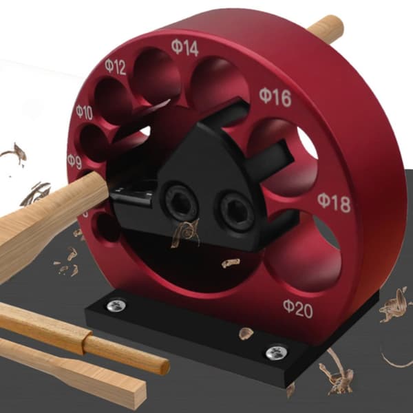 Justerbar dowel Maker Jig Kit 8-20 mm Perfekt för effektiv precisionsbearbetning av trä och rundstavsarbete