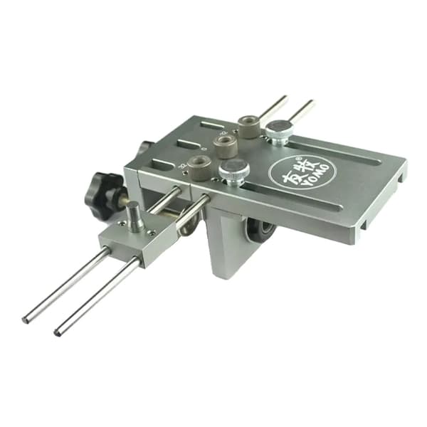 Dowel Jig, Justerbara borrstorlekar 6/8/10mm, Precision och noggrannhet,Silver