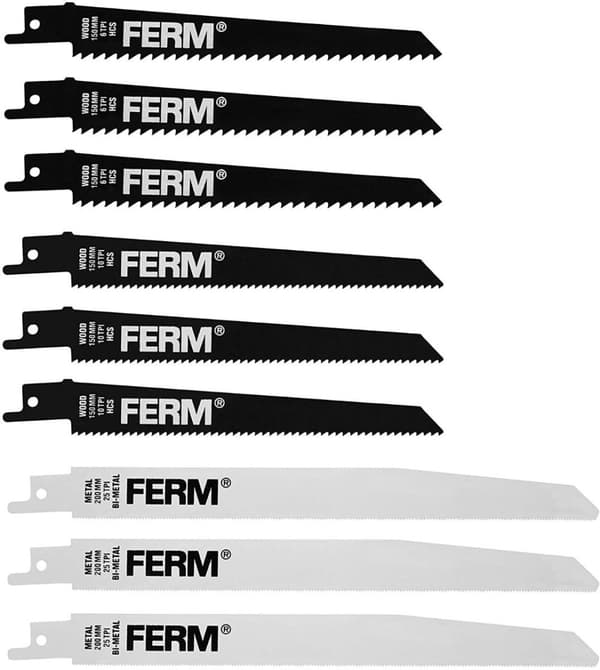 FERM RSA1001 Bajonetsavklinger – 9 dele – ACC