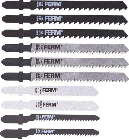 FERM JSA1004 Savklinger – stiksavklinger - 10 stk. - ACC