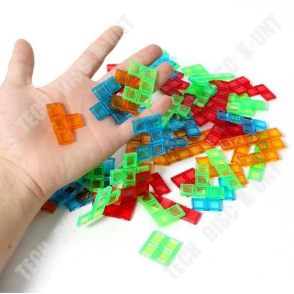 Tetris schackpusselspel 4 spelare - TEKNISK RABATT - Quad version - pedagogiska leksaker för barn