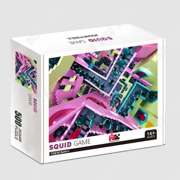 TD® Squid-spel spiraltrappa pusselspel, pappersplanspussel mattepussel leksaker för tidig utbildning