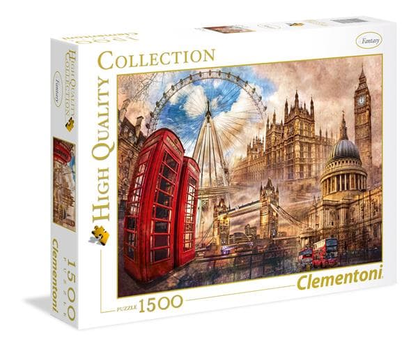 Clementoni 1500 pcs. High Quality Collection VINTAGE LONDON