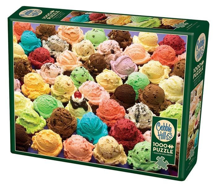 Cobble Hill Pussel - Kulglass, Kollage 1000 bitar