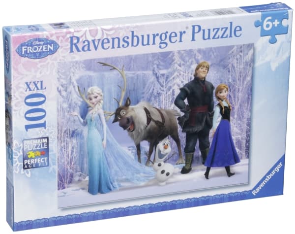 Ravensburger - 10516 - Puzzle Enfant Classique - La Reine des Neiges - Royaume Reine Neiges - 100 Pièces XXL 100 stykker