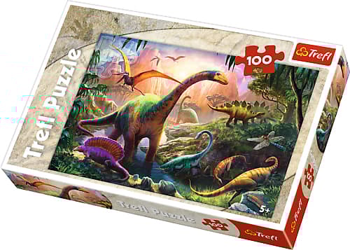 Trefl 16277, 100 stykker, Dinosaurer, 5 år