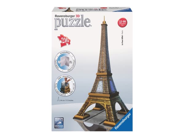 Ravensburger 4005556125562, 216 kpl, Rakennukset, 10 vuosi/vuosia