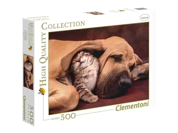 Clementoni Cuddles, 500 kpl, Eläimet, 14 vuosi/vuosia