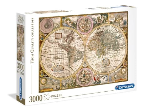 Clementoni Old Map, 3000 kpl, Kartat, 14 vuosi/vuosia