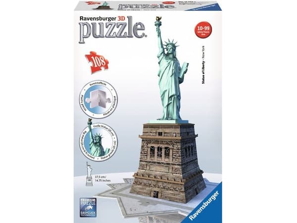 Ravensburger Statue of Liberty, 108 styck, Byggnader, 10 År