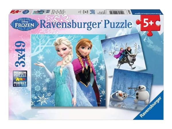 Ravensburger Winter Adventures, 147 kpl, Sarjakuvat, 5 vuosi/vuosia