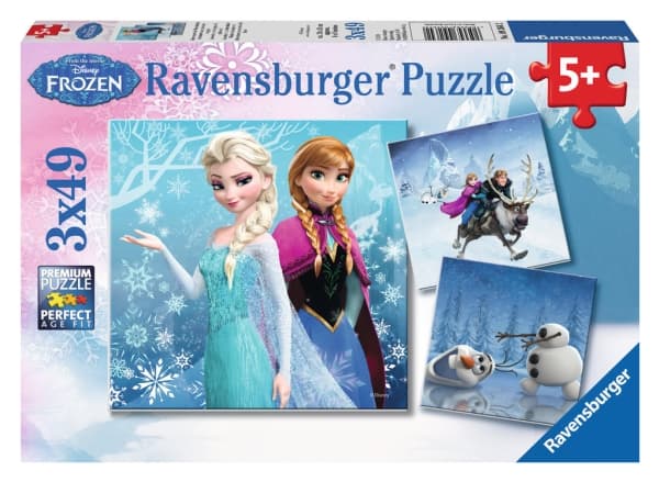 Ravensburger Winter Adventures, 147 kpl, Sarjakuvat, 5 vuosi/vuosia