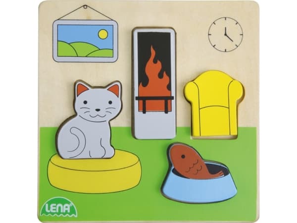 Lena Træ Puslespil Stue