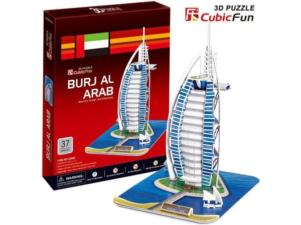 Cubicfun Buraj Building Al. Saudi 3D-pussel (01037)