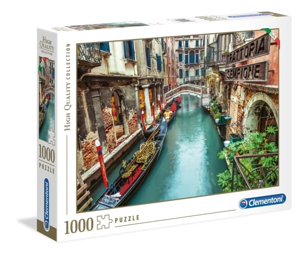 Clementoni High Quality Collection - Venice Canal - puslespill - 1000 deler